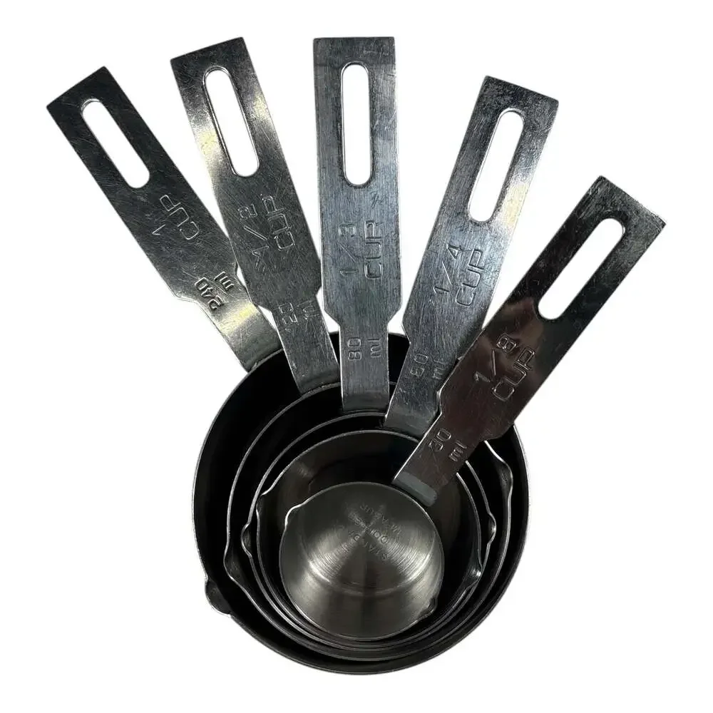 RSVP International Endurance 10-Piece Stainless Steel Measuring Cup & Spoon Set